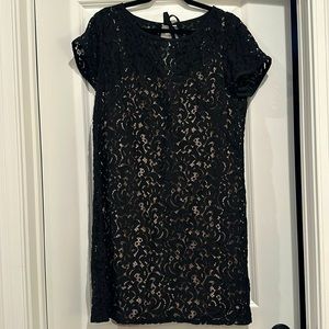 Loft Black Lace Dress